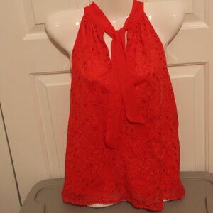 Sofia Vergara Eyelet Abbey Halter top NWT size Small